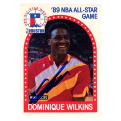 Dominique Wilkins Autographed 1989 NBA Hoops #234 Trading Card Beckett 54238