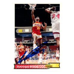 Dominique Wilkins Autographed 1992 Upper Deck #148 Trading Card Beckett 54171