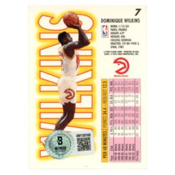 Dominique Wilkins Autographed 1993 Fleer #7 Trading Card Beckett 54201
