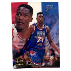 Dominique Wilkins Autographed 1994 Flair #107 Trading Card Beckett 54107