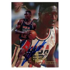 Dominique Wilkins Autographed 1994 Flair #172 Trading Card Beckett 54118