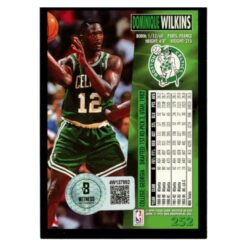 Dominique Wilkins Autographed 1994 Fleer #252 Trading Card Beckett 54196