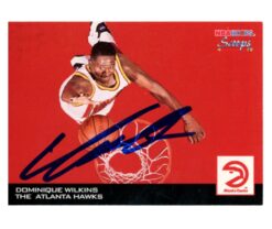Dominique Wilkins Autographed 1994 NBA Hoops #HS1 Trading Card Beckett 54230