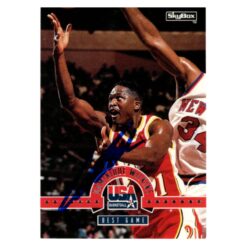 Dominique Wilkins Autographed 1994 SkyBox #33 Trading Card Beckett 54140