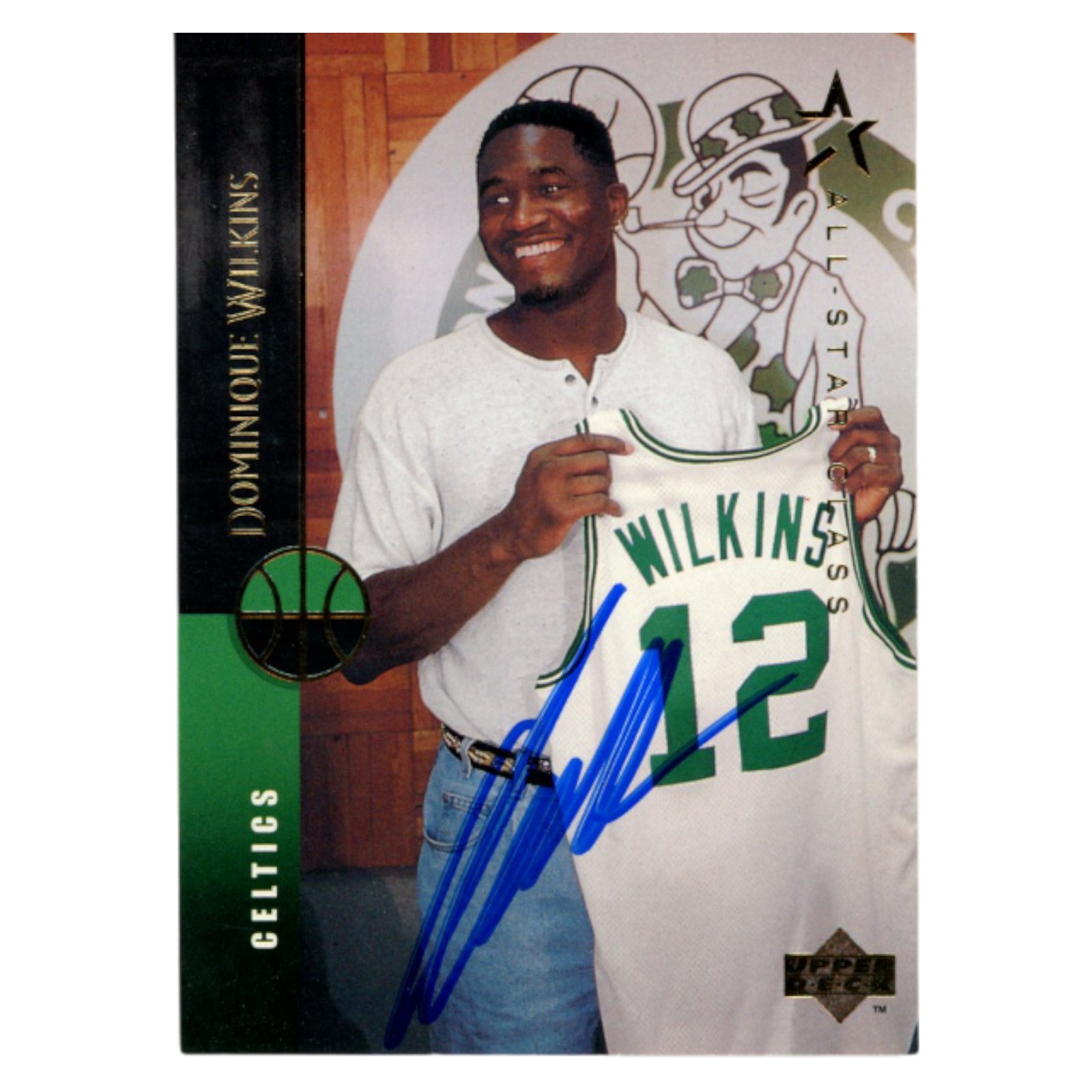 Dominique Wilkins Autographed 1994 Upper Deck #146 Trading Card Beckett 54161