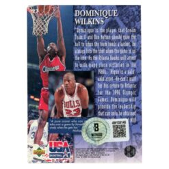 Dominique Wilkins Autographed 1994 Upper Deck #77 Trading Card Beckett 54159