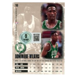 Dominique Wilkins Autographed 1995 Fleer Ultra #16 Trading Card Beckett 54213