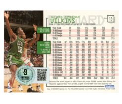 Dominique Wilkins Autographed 1995 NBA Hoops #13 Trading Card Beckett 54247