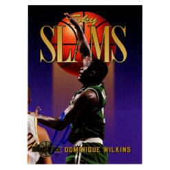 Dominique Wilkins Autographed 1995 SkyBox #311 Trading Card Beckett 54124