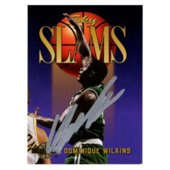 Dominique Wilkins Autographed 1995 SkyBox #311 Trading Card Beckett 54125