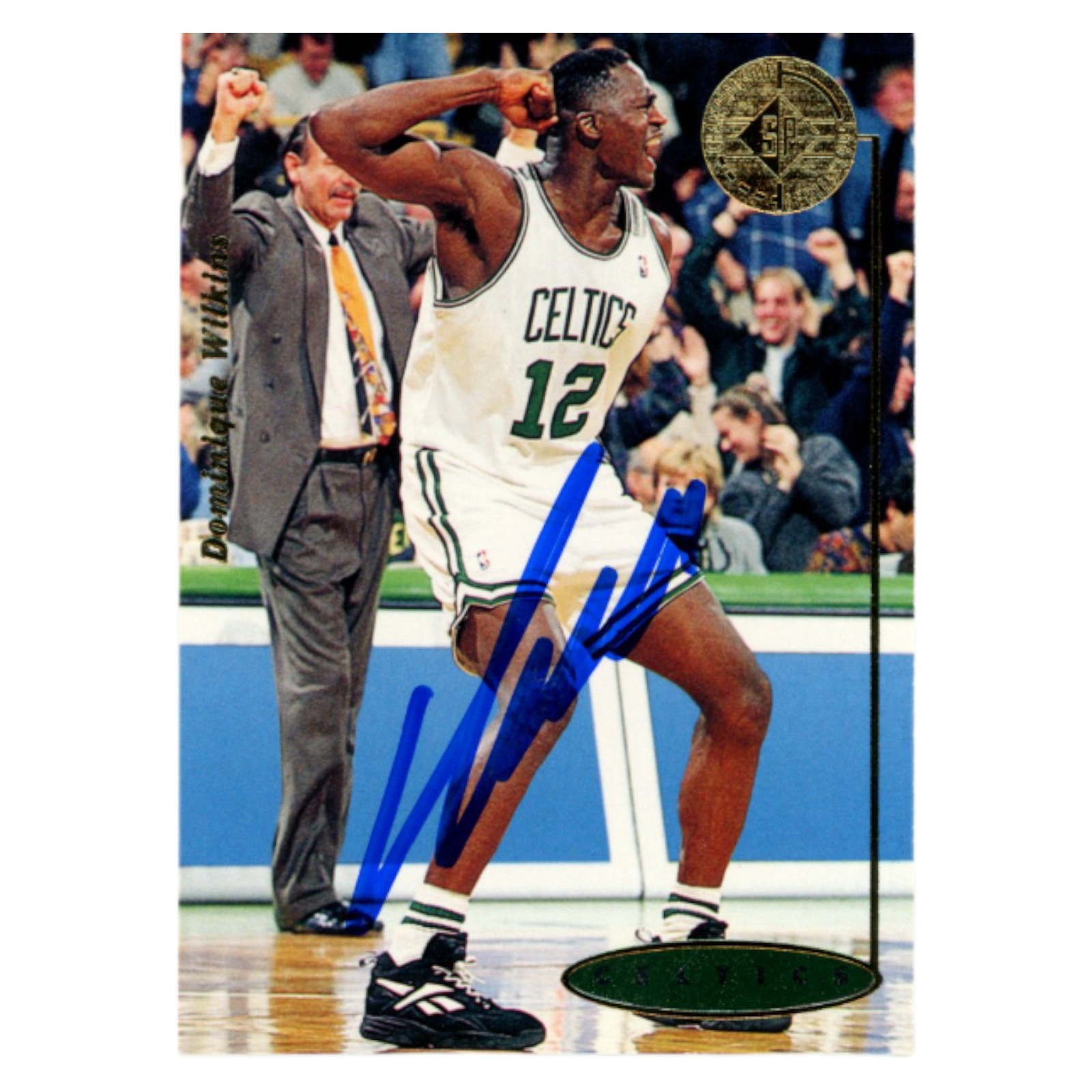 Dominique Wilkins Autographed 1995 Upper Deck #35 Trading Card Beckett 54190