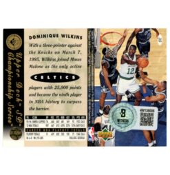 Dominique Wilkins Autographed 1995 Upper Deck #35 Trading Card Beckett 54190