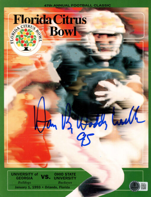 Dan Wilkinson Signed 1993 Citrus Bowl Program Big Daddy Beckett 48242