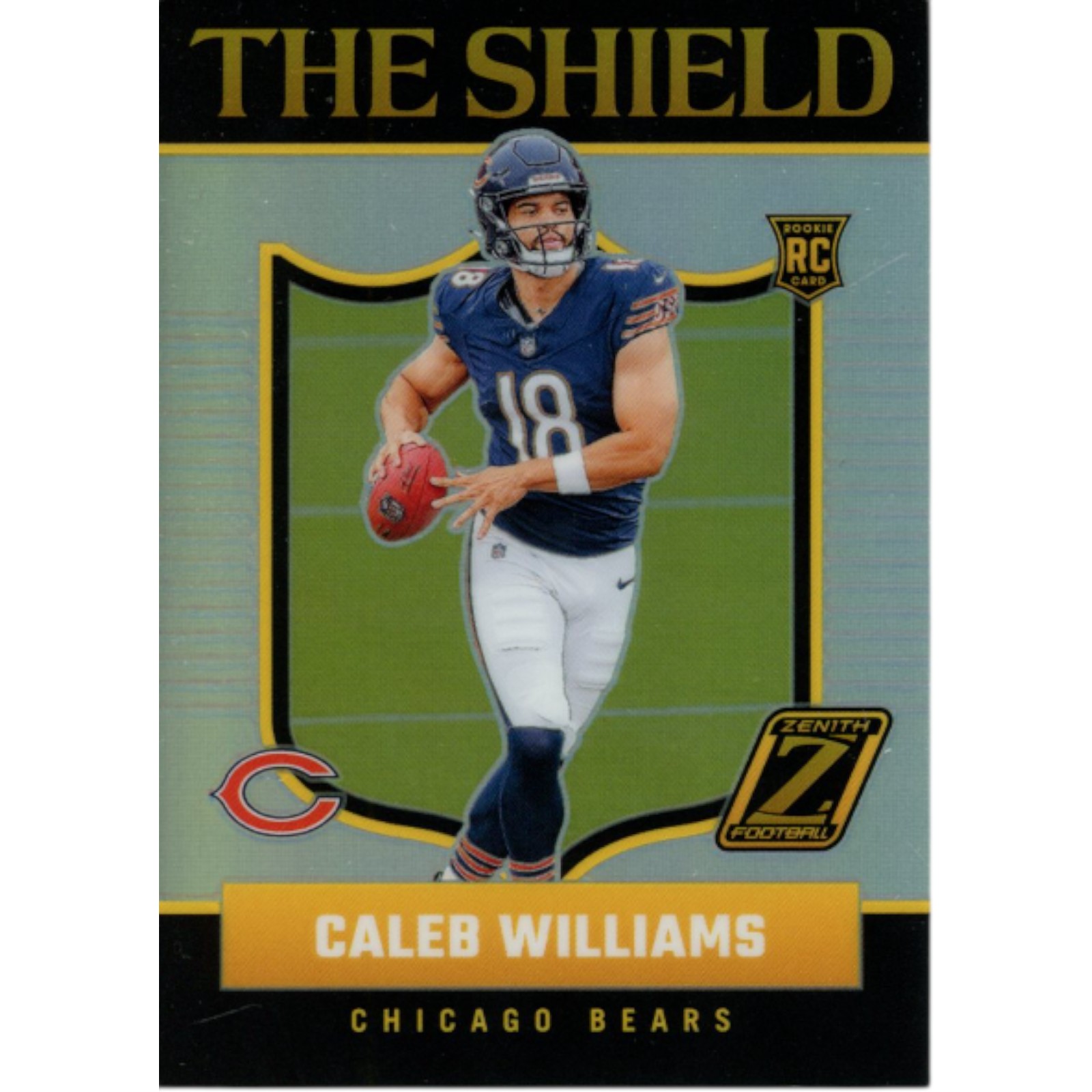 Caleb Williams 2024 Panini Zenith The Shield #1 Rookie Trading Card 59167