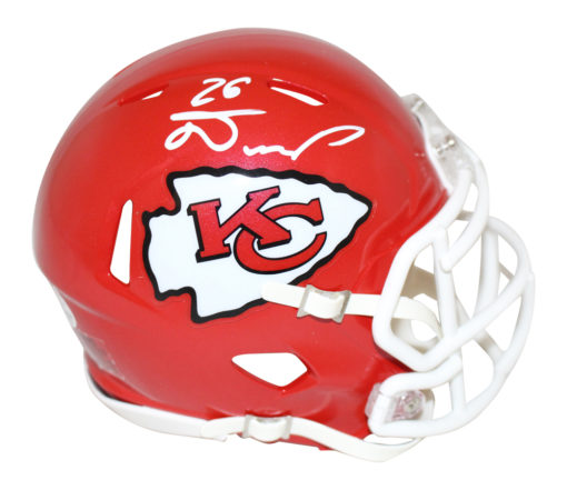 Damien Williams Autographed Kansas City Chiefs Speed Mini Helmet BAS 26628