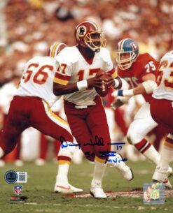 Doug Williams Autographed/Signed Washington Redskins 8x10 Photo Beckett 56684