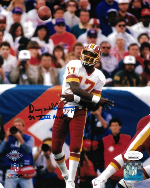 Doug Williams Autographed Washington Redskins 8x10 Photo SB MVP JSA 24134