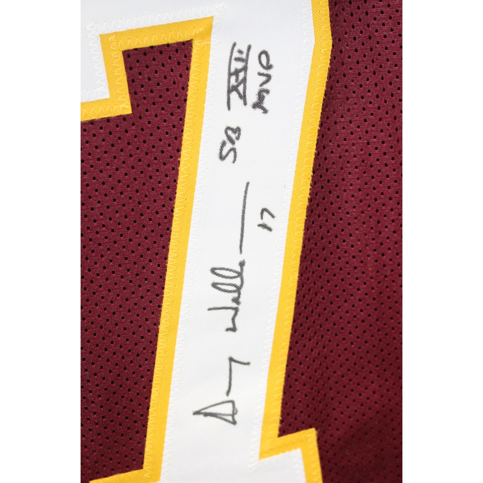 Doug Williams Autographed Pro Style Sz XL Red Jersey Beckett Witness 57911