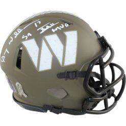 Doug Williams Autographed Washington Commanders 22 STS Mini Helmet Beckett 51868