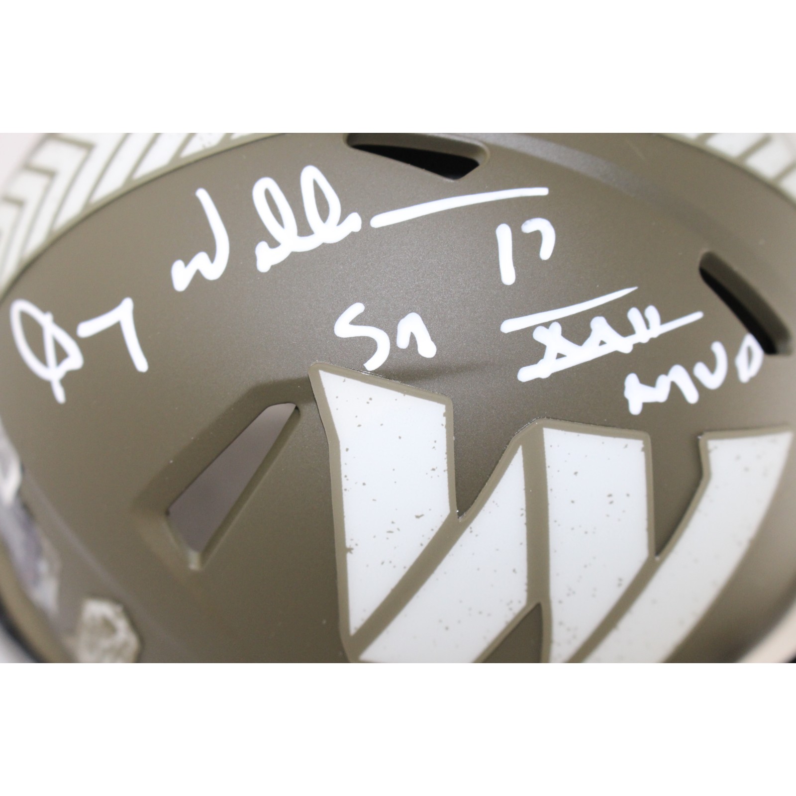 Doug Williams Autographed Washington Commanders 22 STS Mini Helmet Beckett 51868 2 Doug Williams Autographed Washington Commanders 22 STS Mini Helmet Beckett 51868