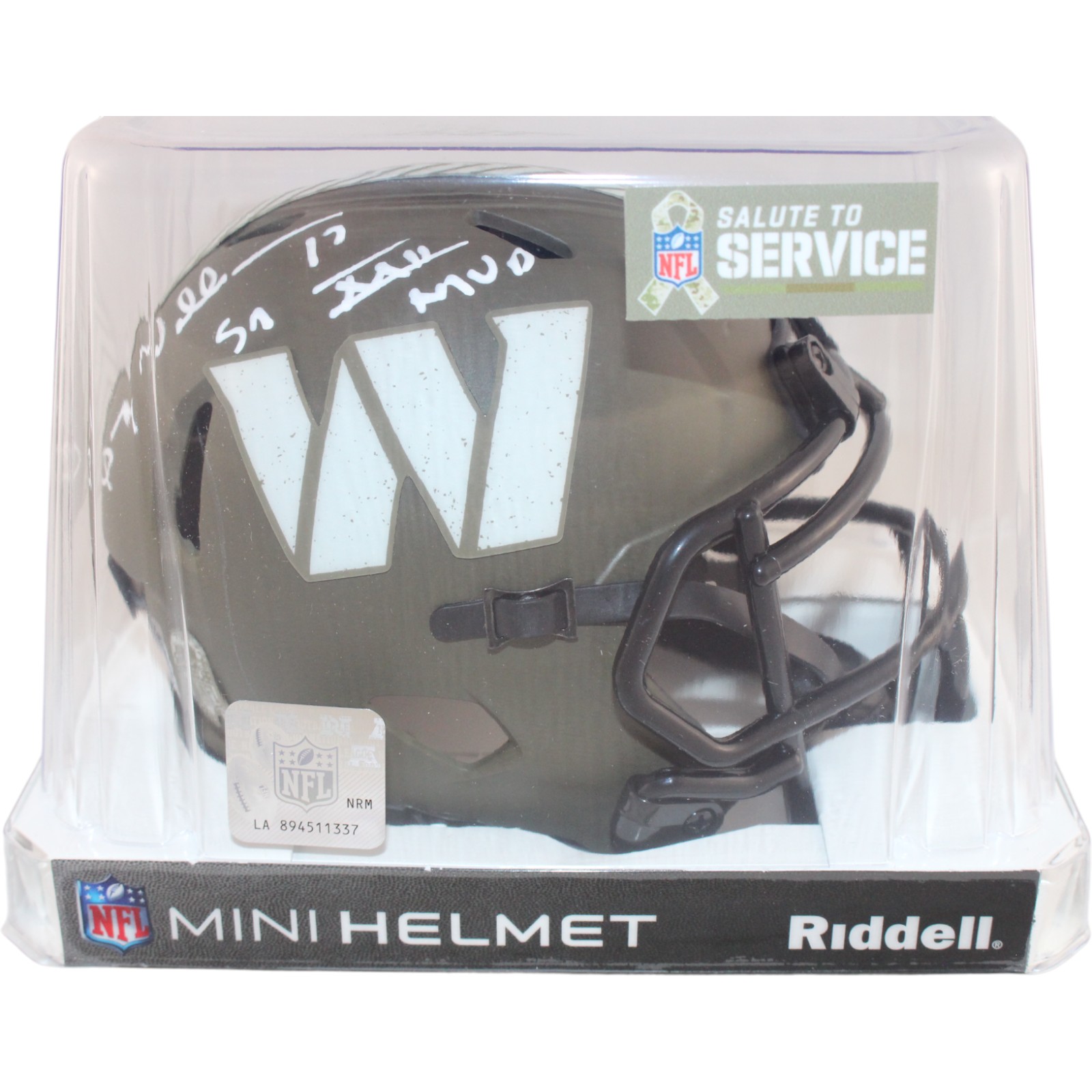 Doug Williams Autographed Washington Commanders 22 STS Mini Helmet Beckett 51868 5 Doug Williams Autographed Washington Commanders 22 STS Mini Helmet Beckett 51868