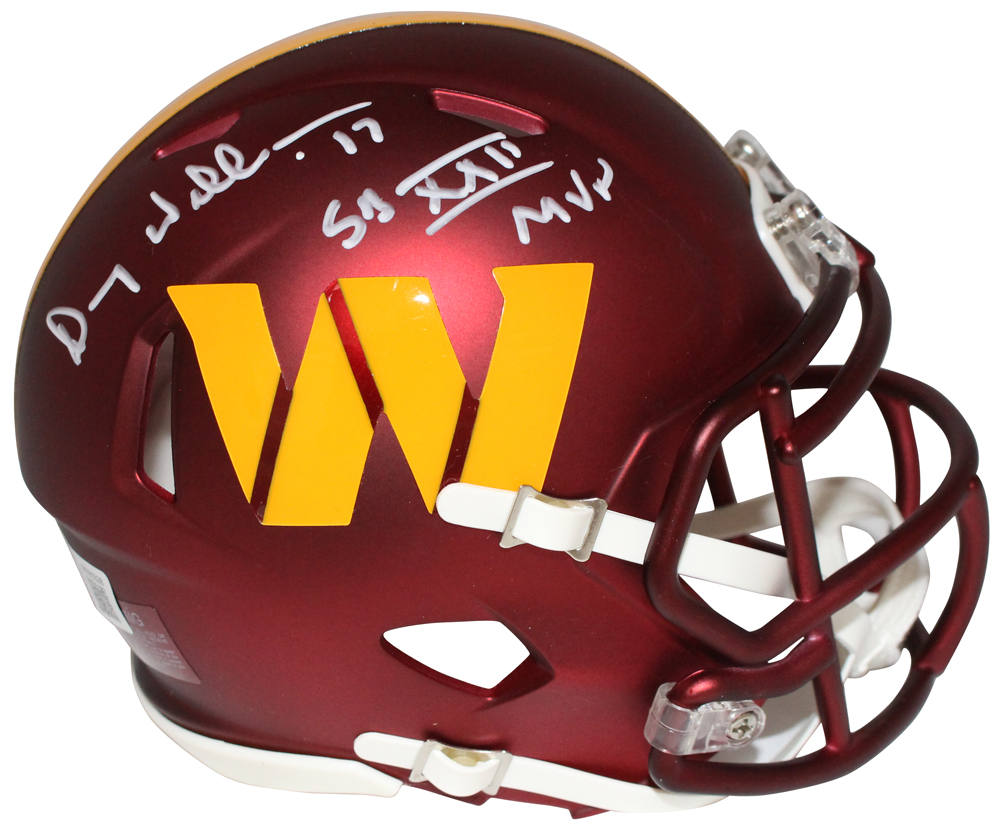 Doug Williams Autographed Washington Commanders Mini Helmet Beckett