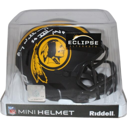 Doug Williams Signed Washington  Eclipse Mini Helmet Beckett