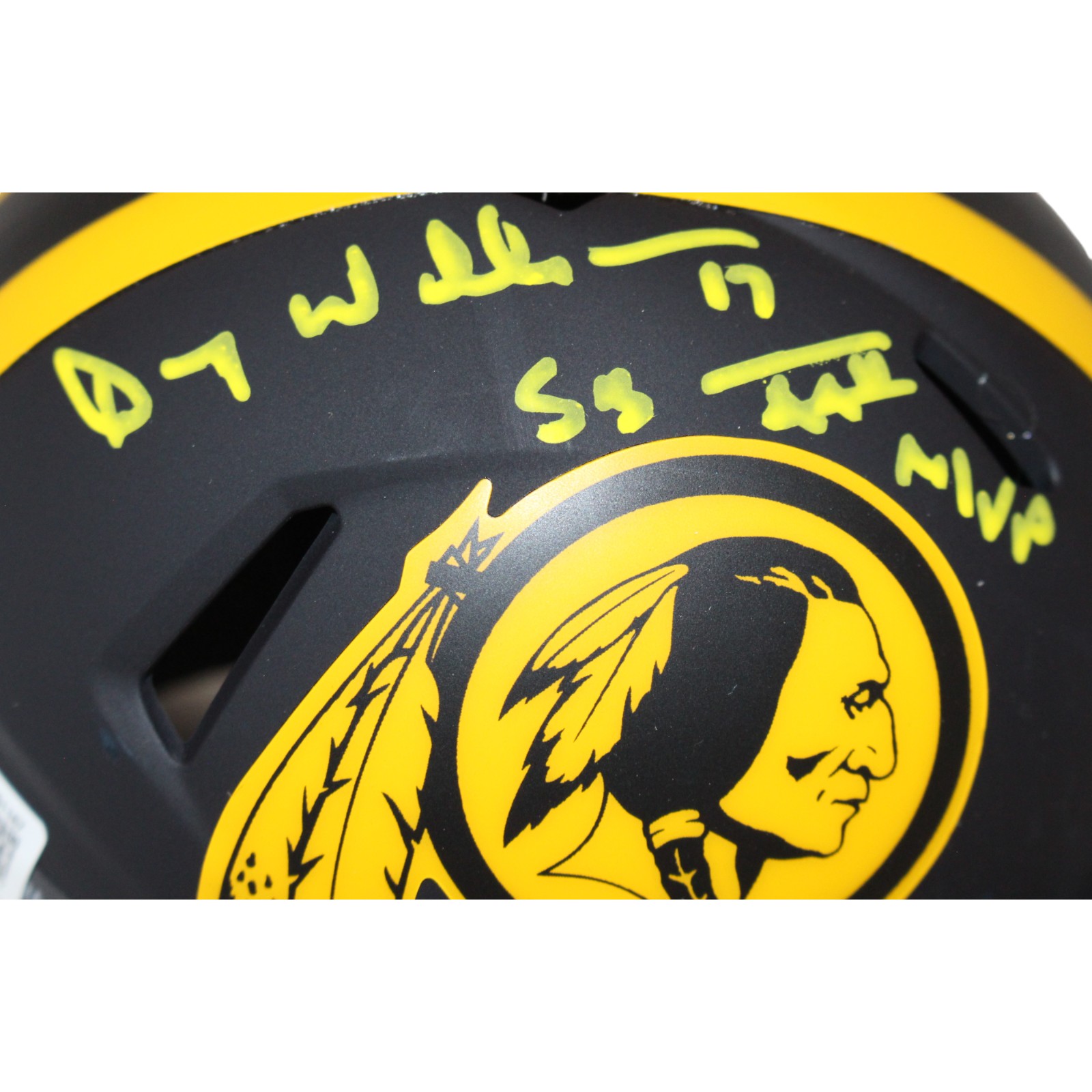 Doug Williams Signed Washington Redskins Eclipse Mini Helmet MVP BAS