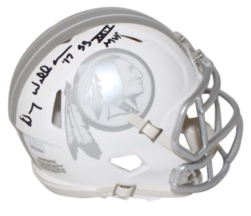 Doug Williams Signed Washington Redskins Ice Mini Helmet SB MVP JSA 24131