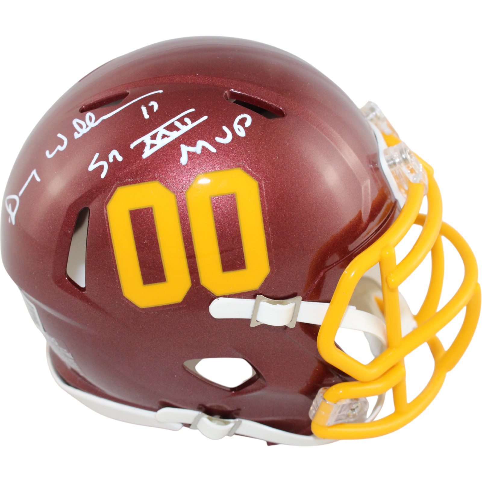 Doug Williams Autographed Washington Football Team Mini Helmet Beckett W 51853