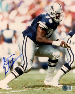 Erik Williams Autographed/Signed Dallas Cowboys 8x10 Photo Beckett 56722