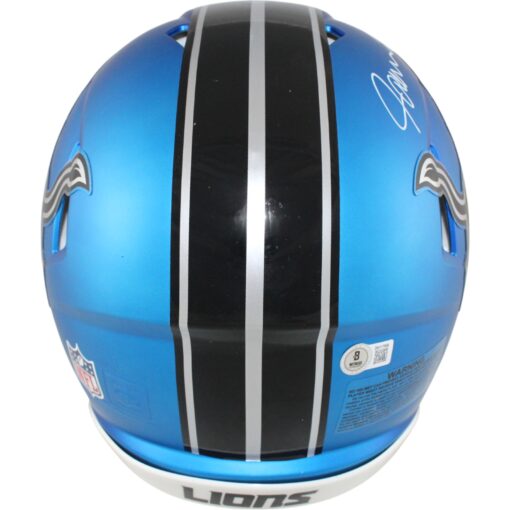 Jameson Williams Autographed Detroit Lions Authentic 24 Alt Helmet Beckett 51292