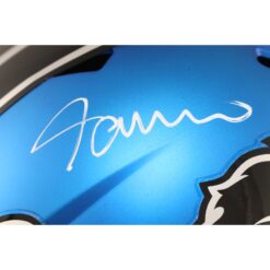 Jameson Williams Autographed Detroit Lions F/S 24 Alt Helmet Beckett 51296