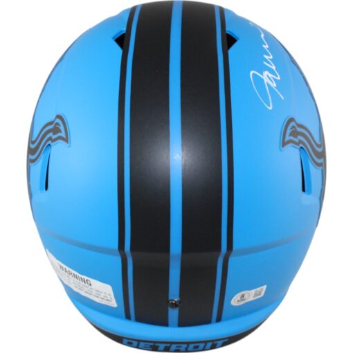 Jameson Williams Autographed Detroit Lions F/S Rave Helmet Beckett 51300