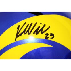 Kyren Williams Autographed/Signed Los Angeles Rams F/S Helmet Beckett