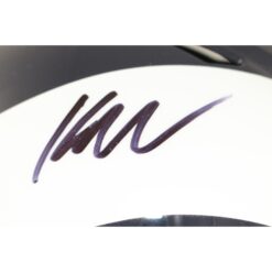 Kyren Williams Autographed Los Angeles Rams F/S White Horn Helmet Beckett 51256