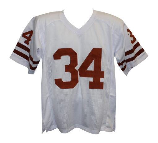 Ricky Williams Autographed College Style White XL Jersey Heisman JSA 26751
