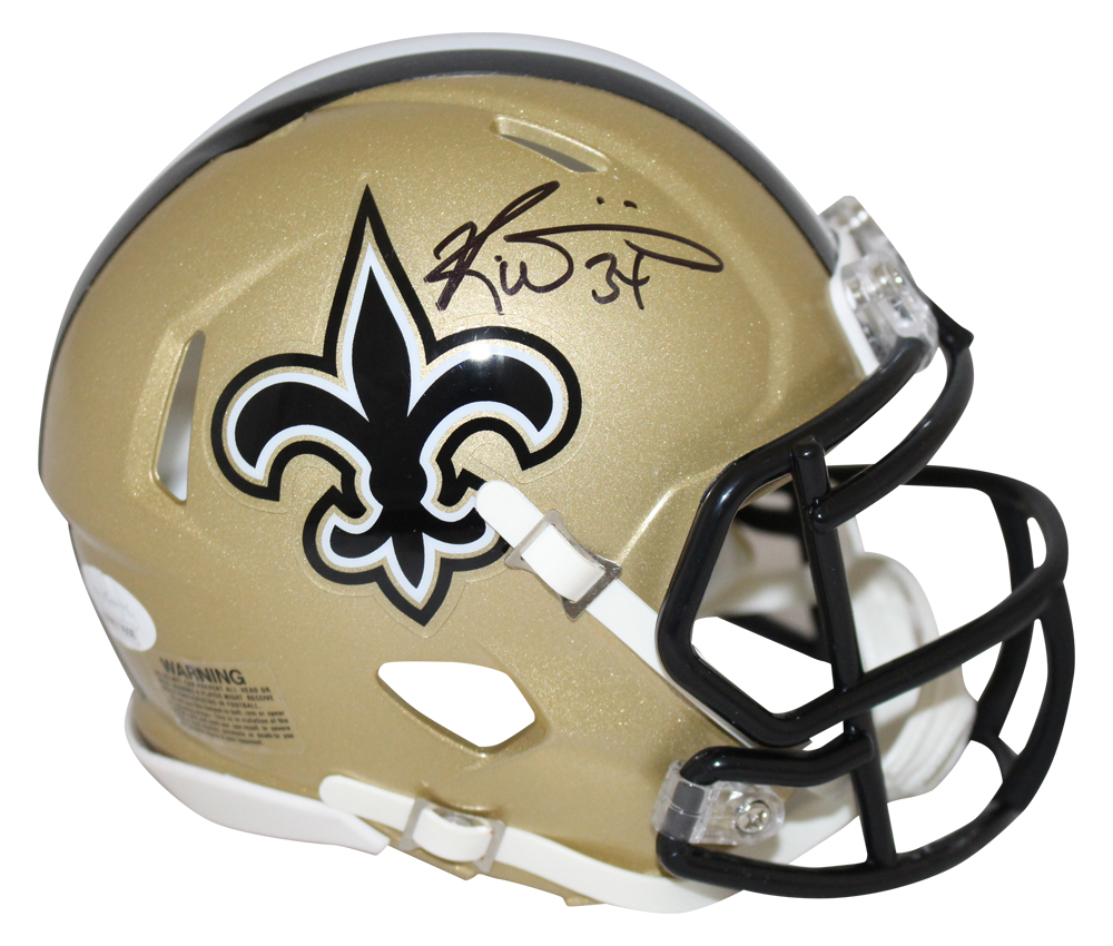 Ricky Williams Autographed New Orleans Saints Speed Mini Helmet JSA 27594