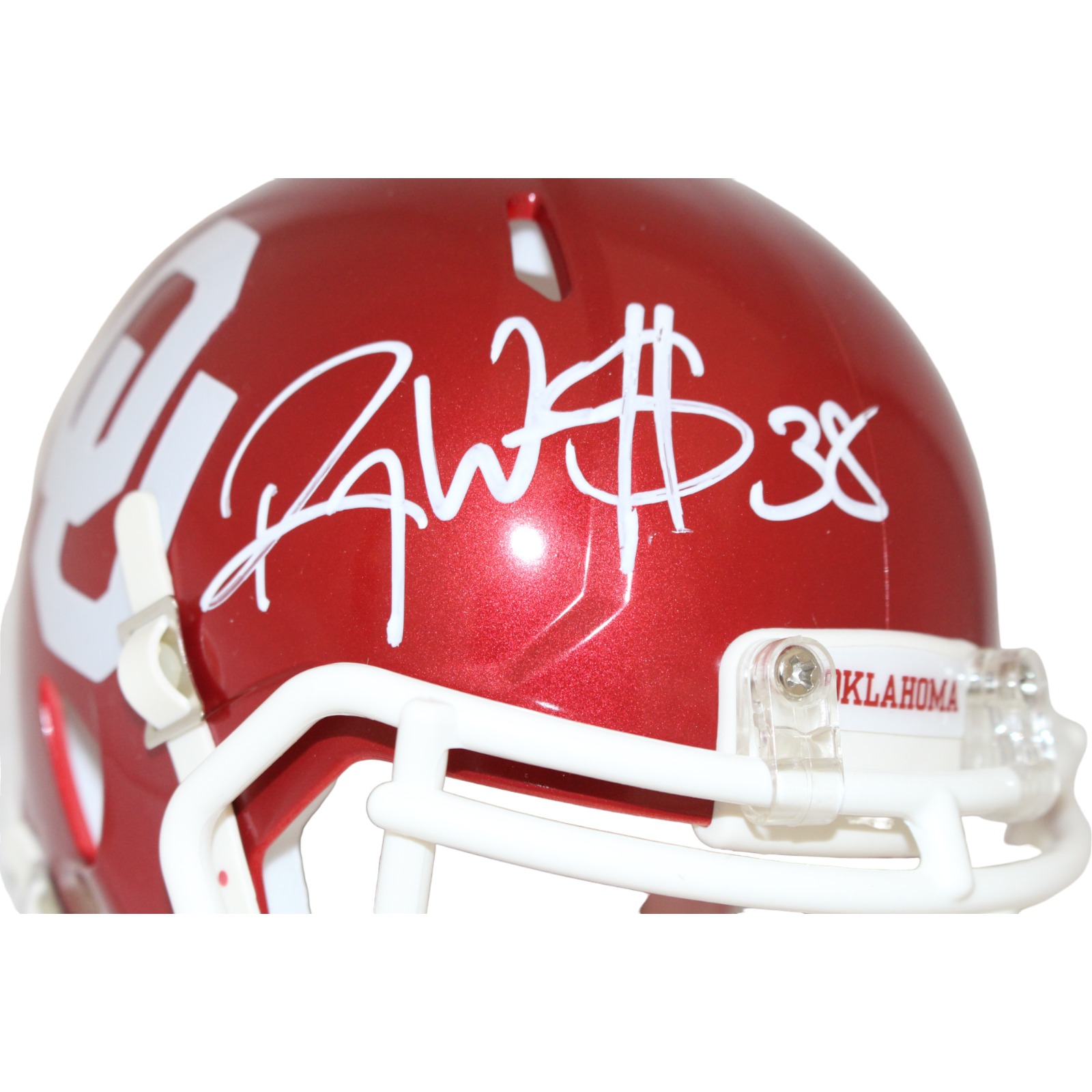 Roy Williams Autographed/Signed Oklahoma Sooners Mini Helmet Beckett