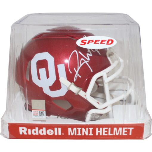 Roy Williams Autographed/Signed Oklahoma Sooners Mini Helmet Beckett