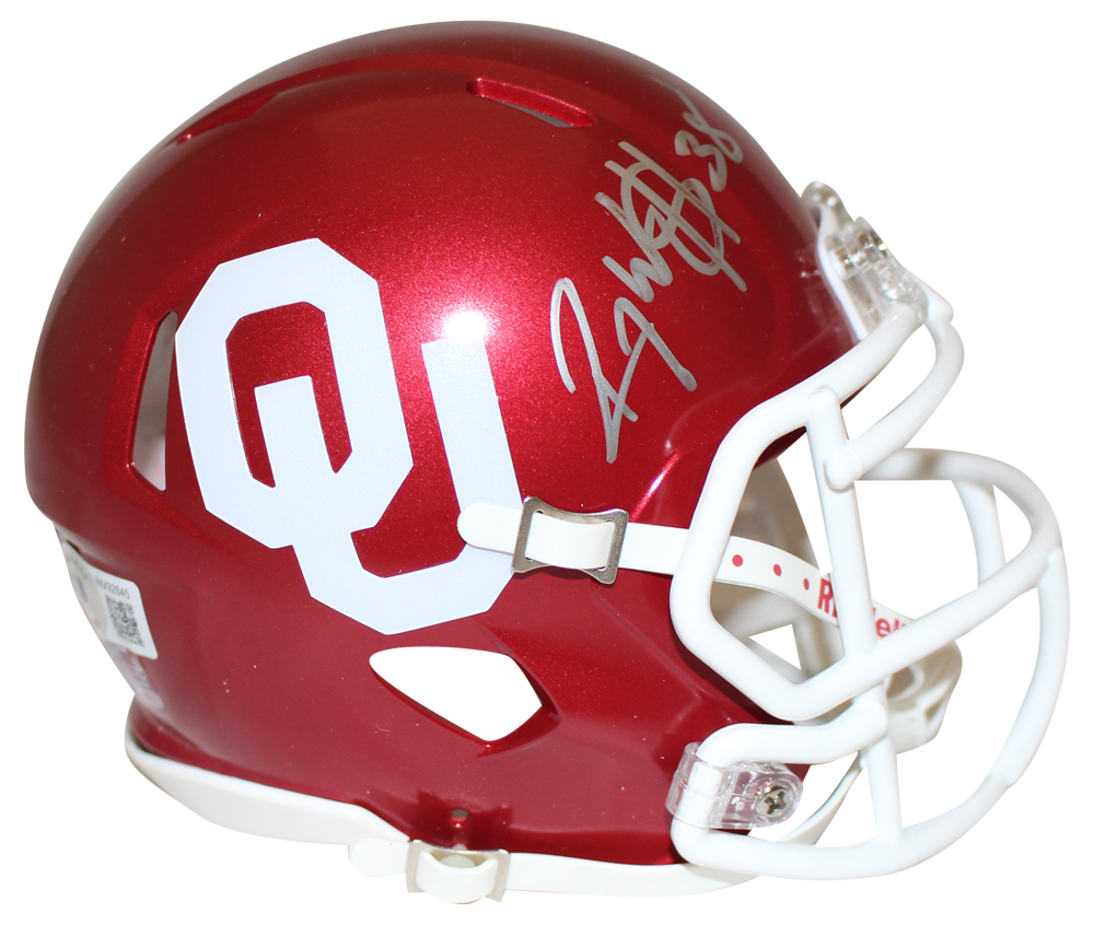 Roy Williams Autographed Oklahoma Sooners Speed Mini Helmet Beckett