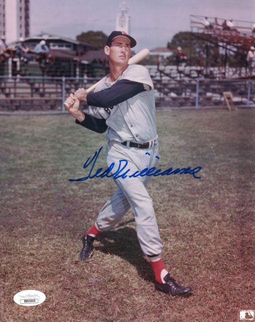 Ted Williams Autographed/Signed Boston Red Sox 8x10 Photo BAS LOA 13165 PF