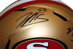 Patrick Willis & Navorro Bowman Signed 49ers F/S Speed Helmet Beckett