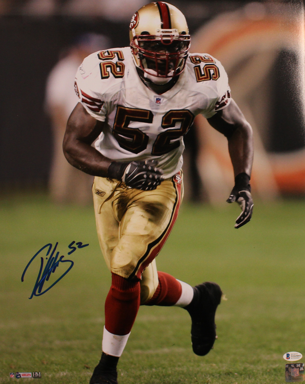 Patrick Willis Autographed/Signed San Francisco 49ers 16x20 Photo BAS