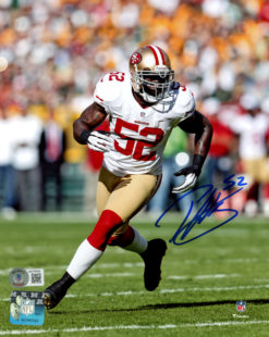 Patrick Willis Autographed San Francisco 49ers 8x10 Photo Beckett