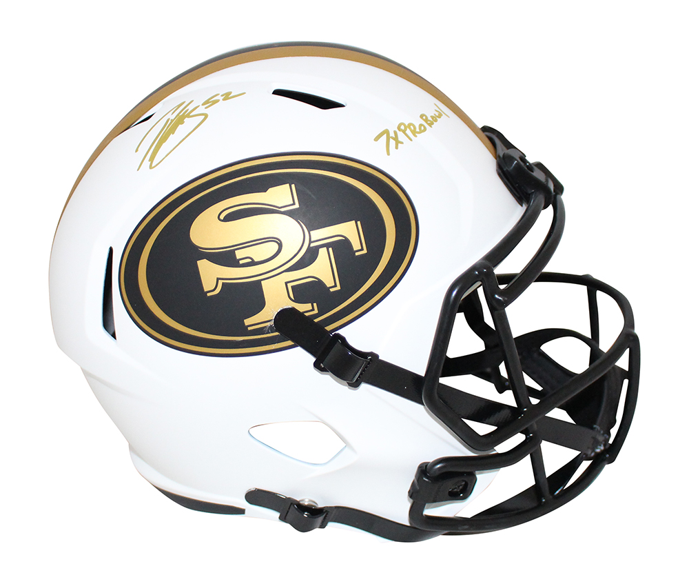 Patrick Willis Signed San Francisco 49ers F/S Lunar Helmet 7x Pro Bowls BAS