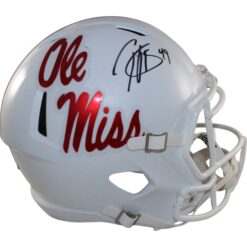 Patrick Willis Autographed Ole Miss Rebels F/S Helmet Beckett Witness 55276