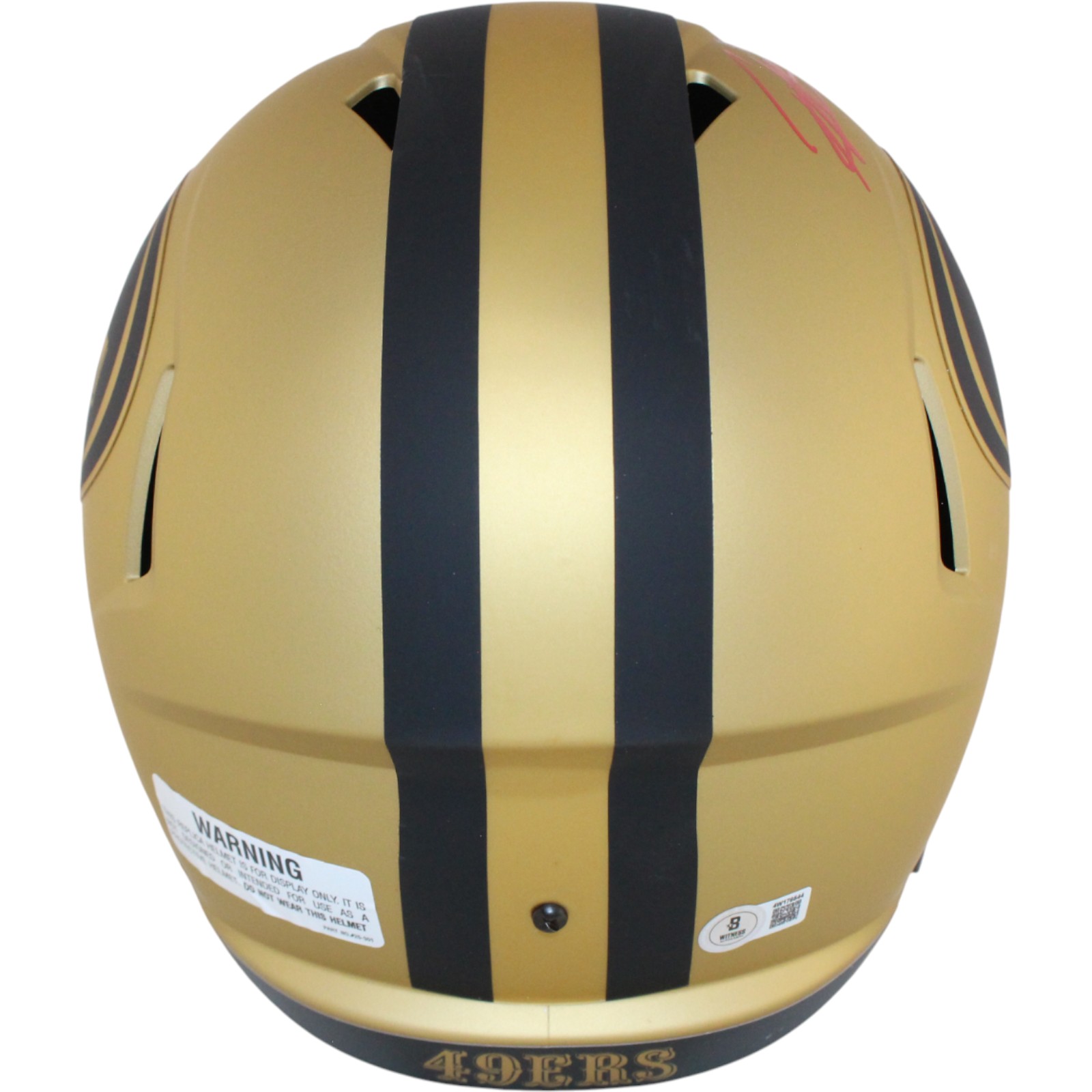 Patrick Willis Autographed San Francisco 49ers F/S Rave Helmet Beckett WIT 53223 3 Patrick Willis Autographed San Francisco 49ers F/S Rave Helmet Beckett WIT 53223