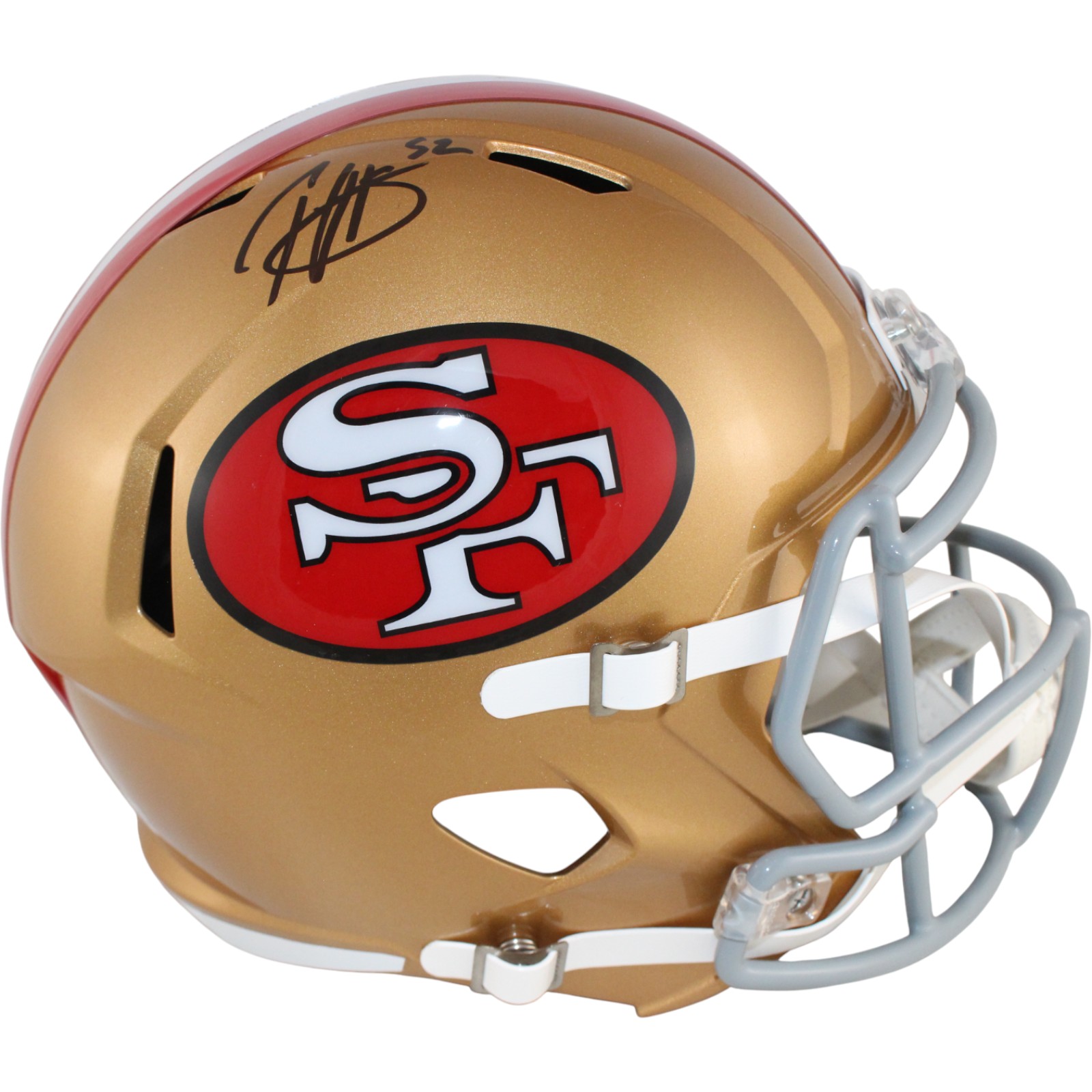 Patrick Willis Autographed San Francisco 49ers F/S TB Helmet Beckett WIT 53224