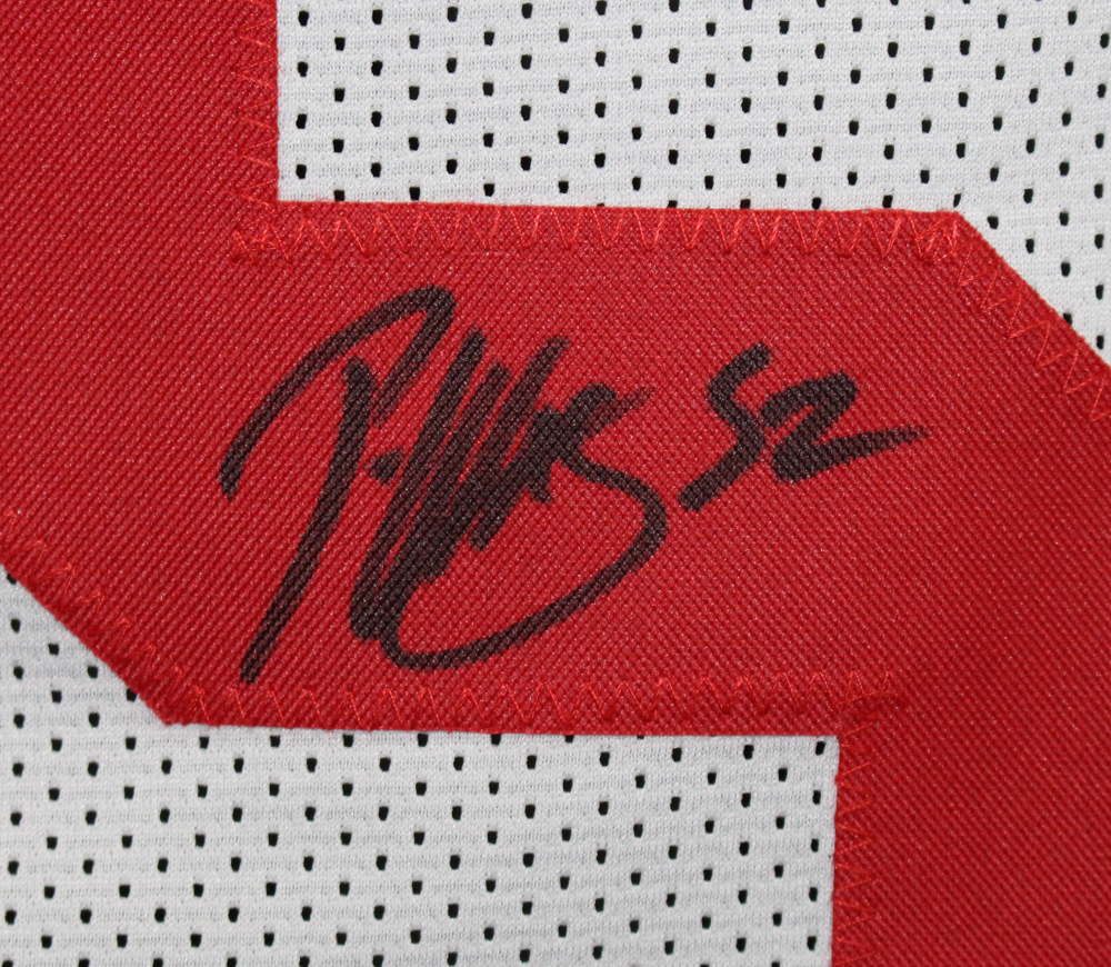 Patrick Willis Autographed/Signed Pro Style White XL Jersey Beckett BAS